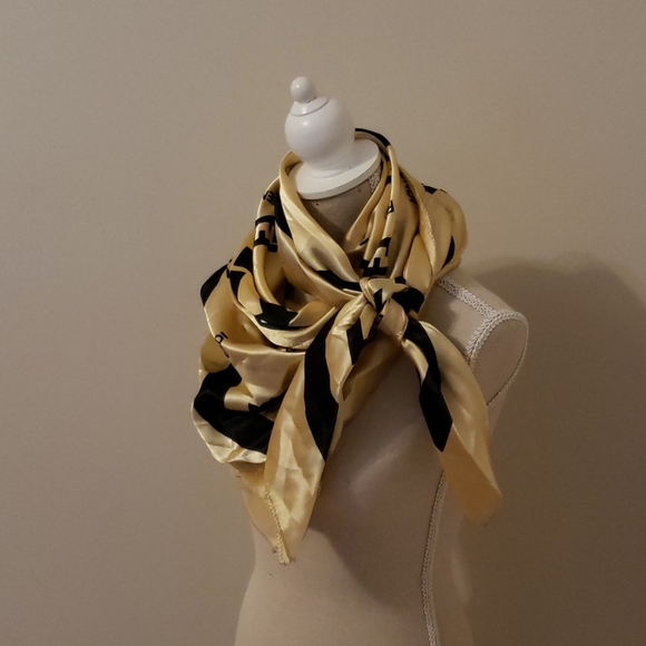 fendi satin scarf